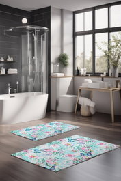 Mijölnir Juego de alfombrillas de baño CT-5255 Multicolor